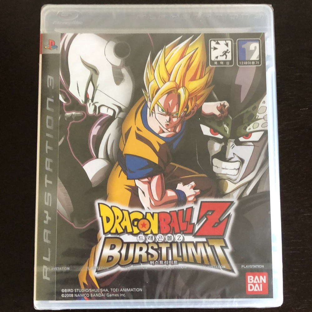 🐉 Dragon Ball Z Burst Limit for PS3 Korean NWT